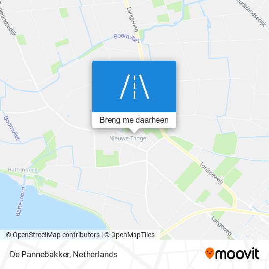 De Pannebakker kaart