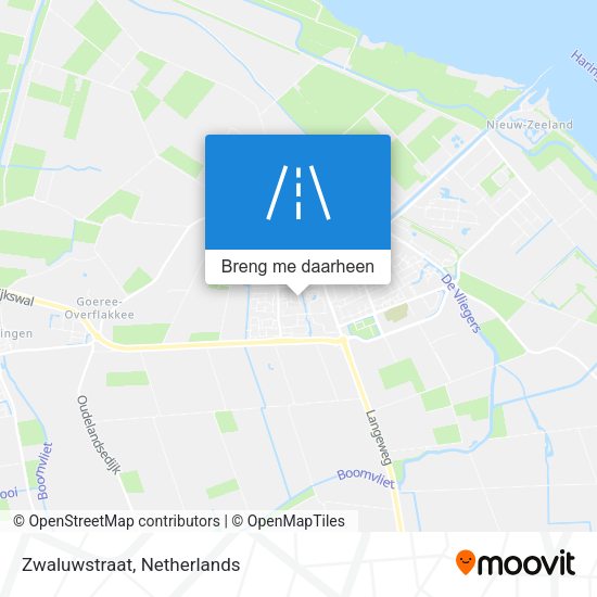 Zwaluwstraat kaart