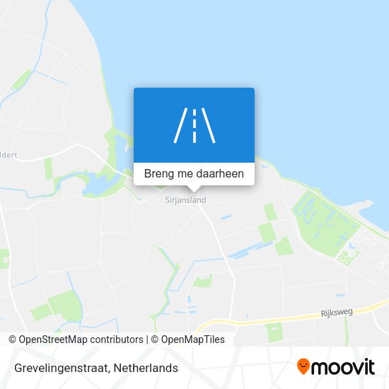 Grevelingenstraat kaart