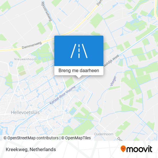 Kreekweg kaart