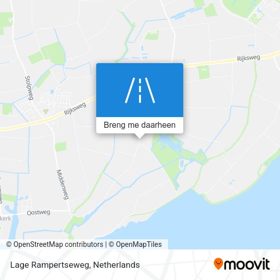Lage Rampertseweg kaart