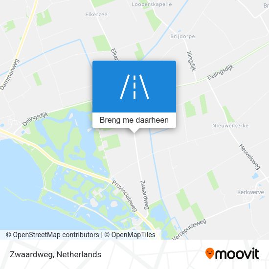 Zwaardweg kaart