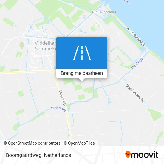 Boomgaardweg kaart
