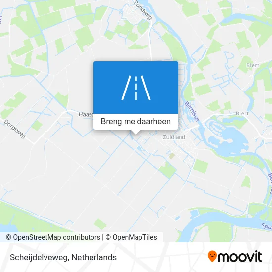 Scheijdelveweg kaart