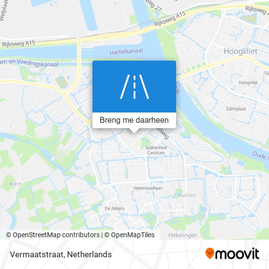 Vermaatstraat kaart