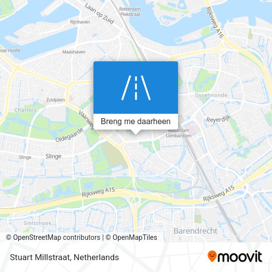 Stuart Millstraat kaart