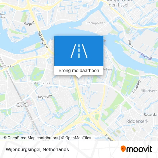 Wijenburgsingel kaart