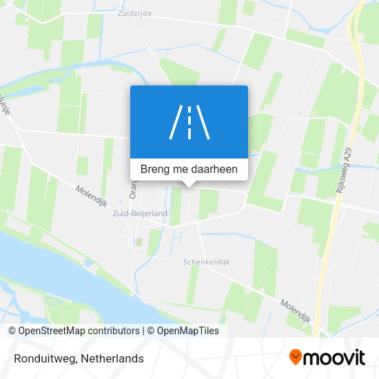 Ronduitweg kaart