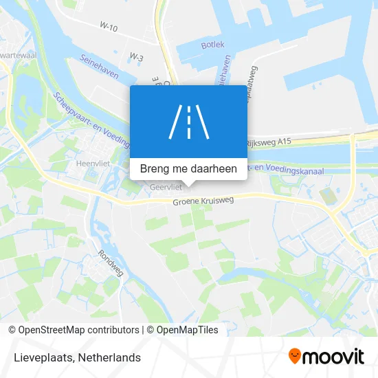 Lieveplaats kaart
