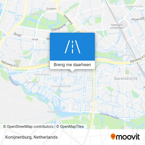 Konijnenburg kaart