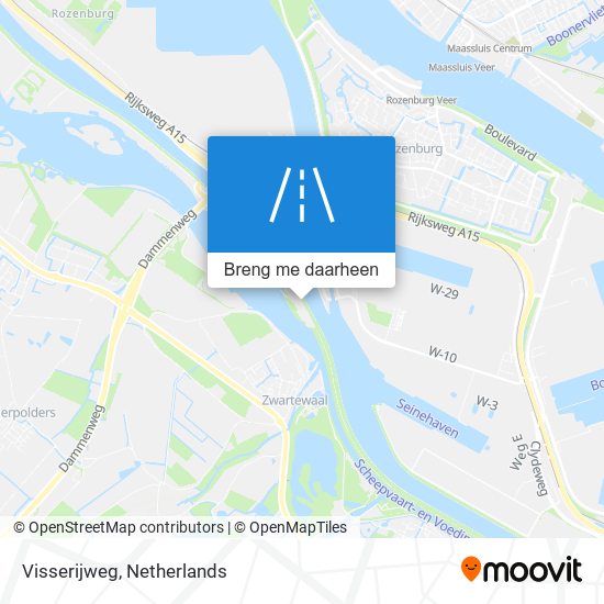 Visserijweg kaart