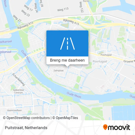Puitstraat kaart