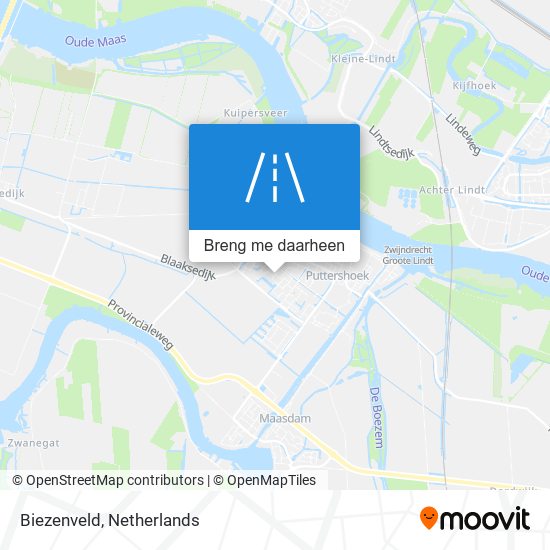 Biezenveld kaart