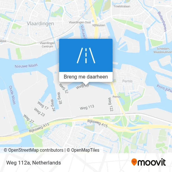 Weg 112a kaart