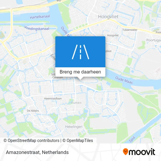 Amazonestraat kaart