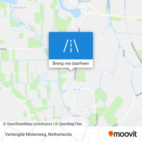 Verlengde Molenweg kaart