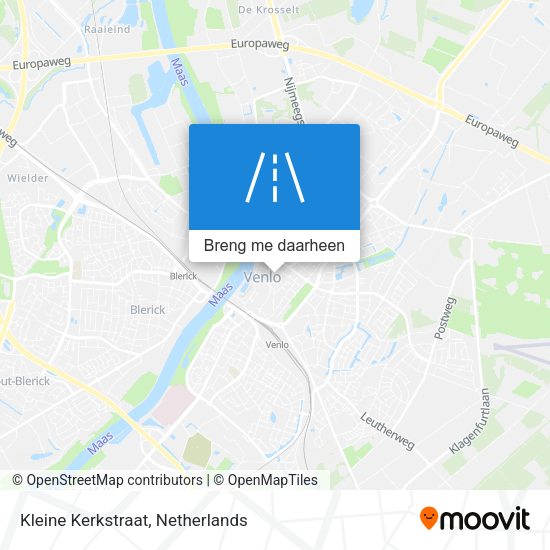 Kleine Kerkstraat kaart