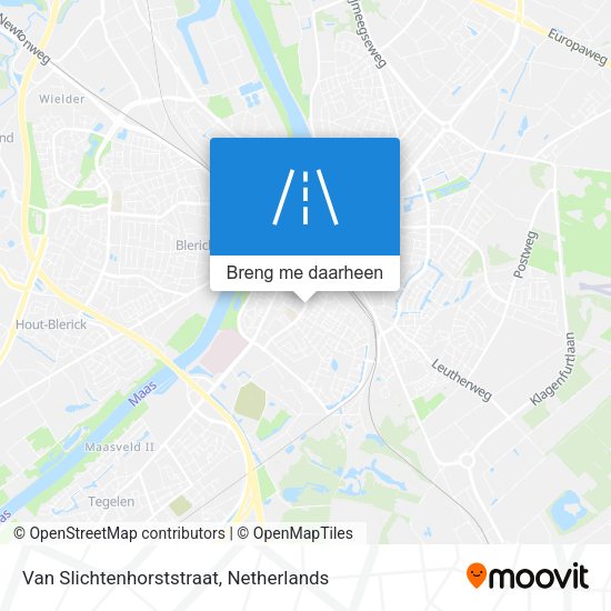 Van Slichtenhorststraat kaart