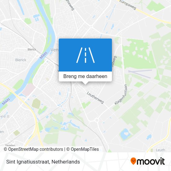 Sint Ignatiusstraat kaart
