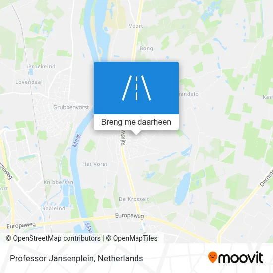 Professor Jansenplein kaart