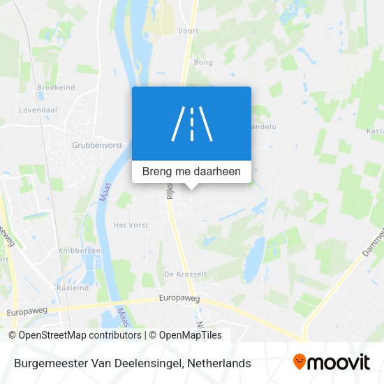 Burgemeester Van Deelensingel kaart