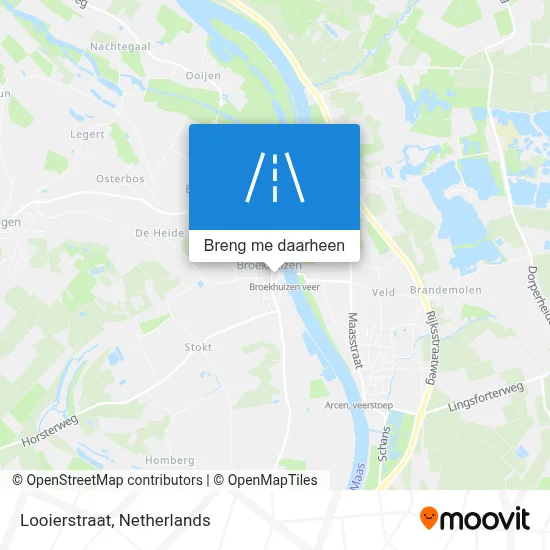 Looierstraat kaart