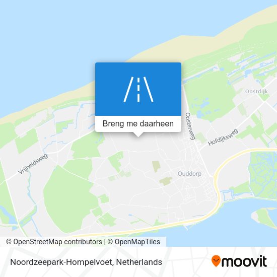 Noordzeepark-Hompelvoet kaart
