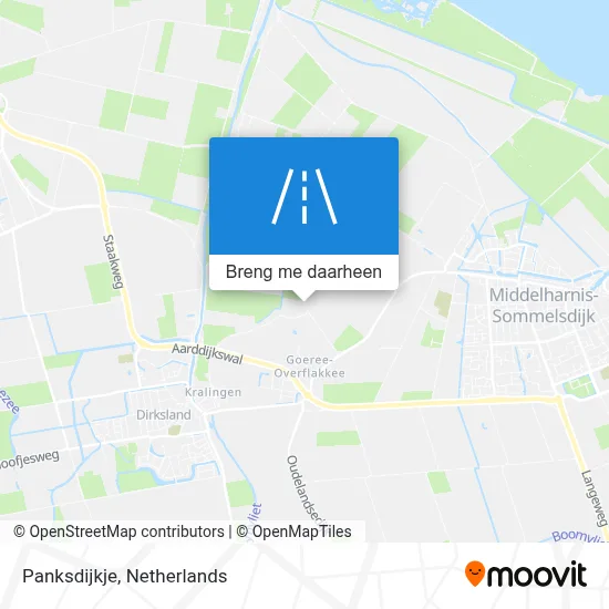 Panksdijkje kaart