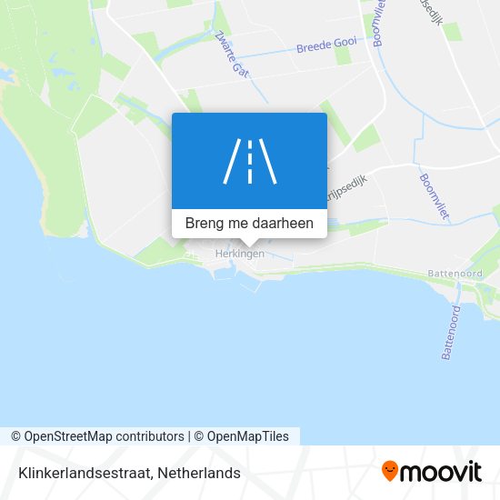 Klinkerlandsestraat kaart