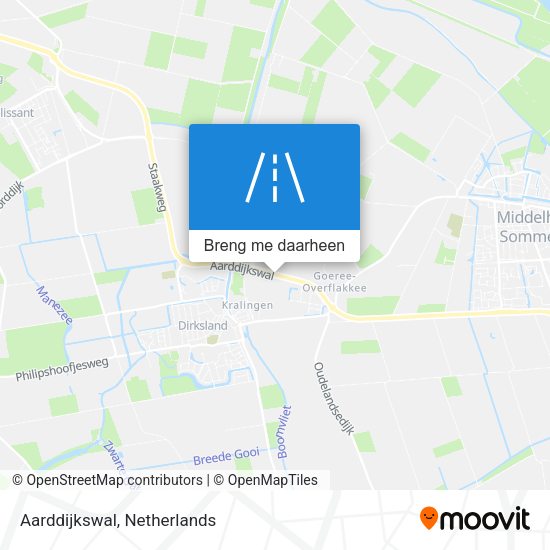 Aarddijkswal kaart