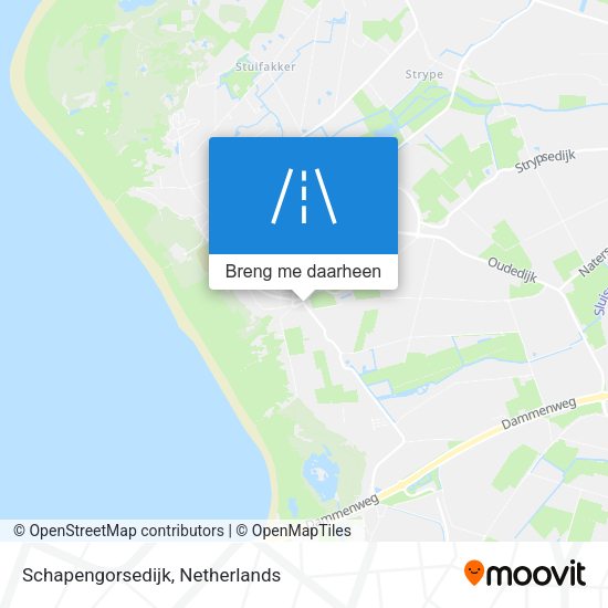 Schapengorsedijk kaart