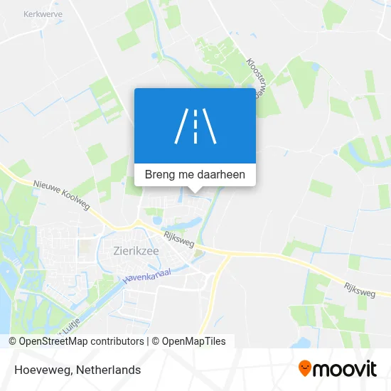 Hoeveweg kaart