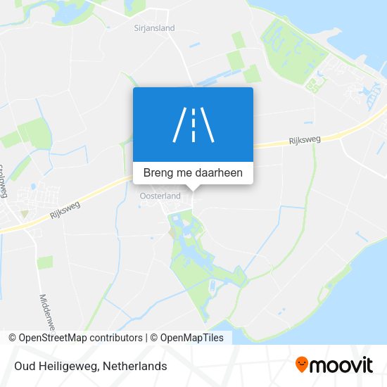 Oud Heiligeweg kaart