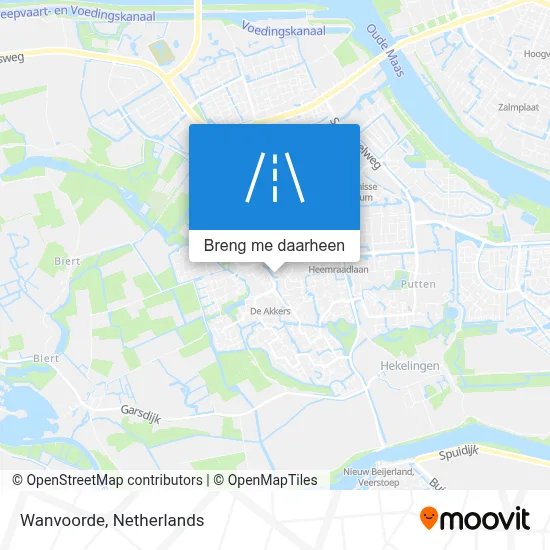 Wanvoorde kaart