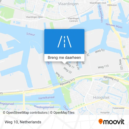 Weg 10 kaart