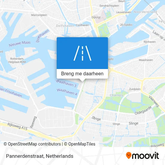 Pannerdenstraat kaart