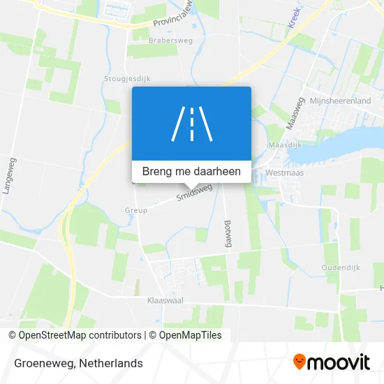 Groeneweg kaart