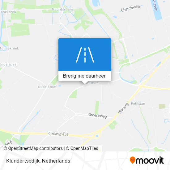 Klundertsedijk kaart