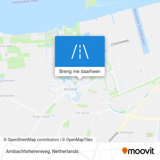 Ambachtsherenweg kaart