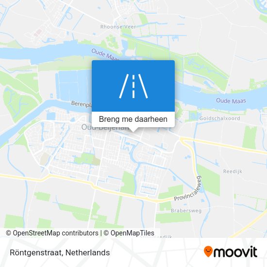 Röntgenstraat kaart