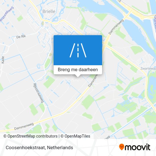 Coosenhoekstraat kaart