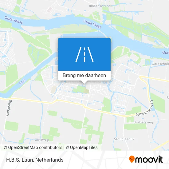H.B.S. Laan kaart