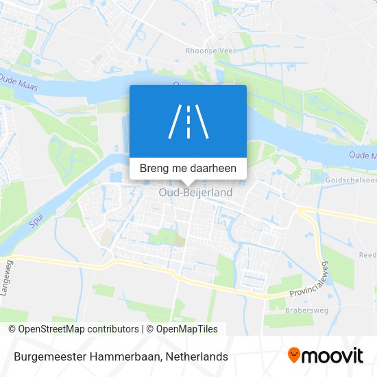 Burgemeester Hammerbaan kaart