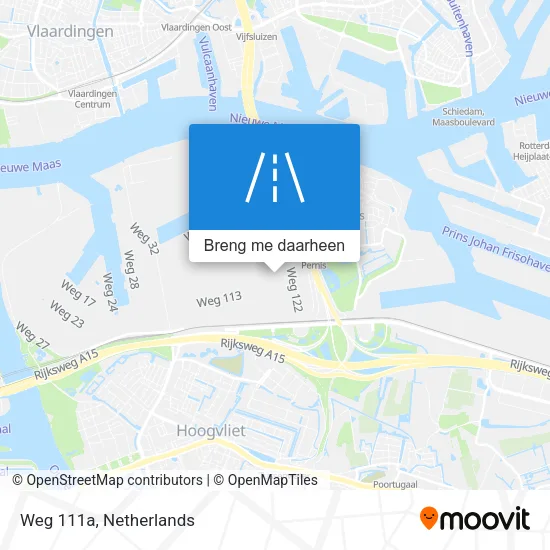 Weg 111a kaart
