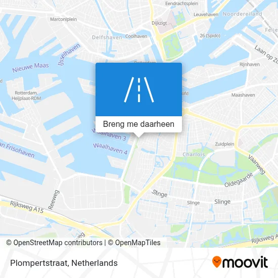 Plompertstraat kaart