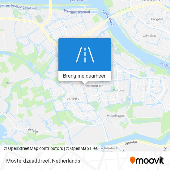 Mosterdzaaddreef kaart