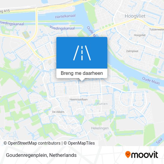 Goudenregenplein kaart