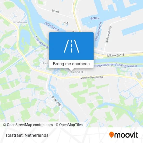 Tolstraat kaart