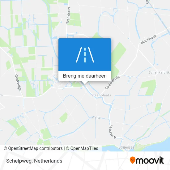 Schelpweg kaart