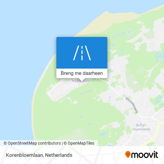 Korenbloemlaan kaart